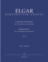 Concerto e minor op.85  for violoncello and orchestra  score