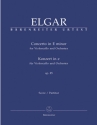 Concerto e minor op.85 for violoncello and orchestra score Del Mar, Jonathan, ed