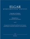 Concerto e minor op.85 for violoncello and orchestra for violoncello and piano