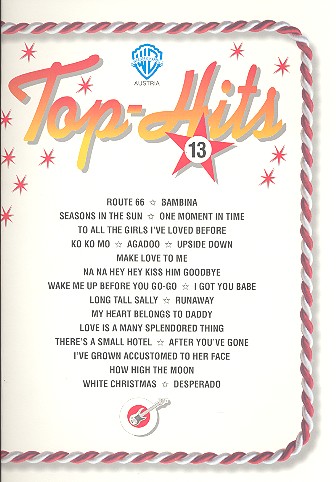 Top Hits Band 13: fr Gesang und Klavier oder Akkordeon