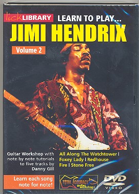 Learn to play Jimi Hendrix vol.2 DVD Lick Library