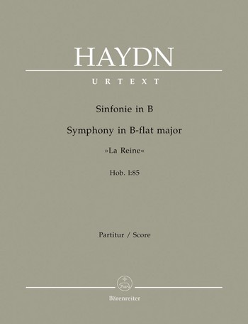 Sinfonie B-Dur Nr.85 Hob.I:85 fr Orchester Partitur