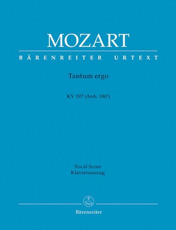 Tantum ergo D-Dur KV197  fr gem Chor und Orchester Klavierauszug