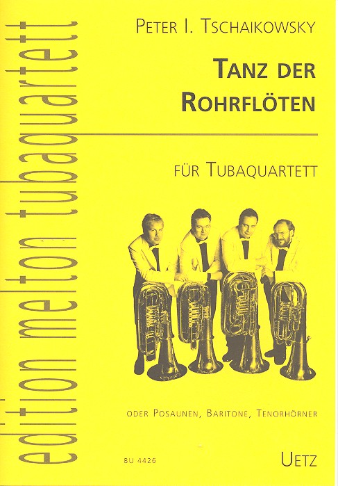 Tanz der Rohrflten fr 4 Tuben (Posaunen, Baritone, Tenorhrner) Partitur und Stimmen