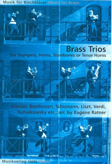 Brass trios fr 2 Trompeten und Posaune Partitur und Stimmen