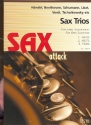 Sax Trios fr 3 Saxophone Partitur und Stimmen