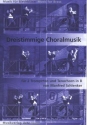 Dreistimmige Choralmusik fr 2 Trompeten und Tenorhorn in B Spielpartitur in B