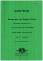 21 lute-songs or duets vol.3 (no.15-21) for soprano, bass, lute and viol (Keyboard ad lib),  parts