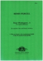 4 dialogues vol.1 for soprano, bass and bc,  parts from Orpheus Britannicus