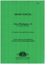 4 dialogues vol.2 for soprano, bass and bc,  parts from Orpheus Britannicus