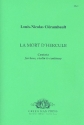 La mort d'Hercule cantata for bass, violin and bc parts