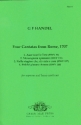 4 cantatas from Rome, 1707 for soprano and bc