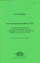 4 cantatas from Rome, 1707: for soprano and bc