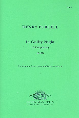 In guilty night Z134 for soprano, tenor, bass and bc,  parts A paraphrase