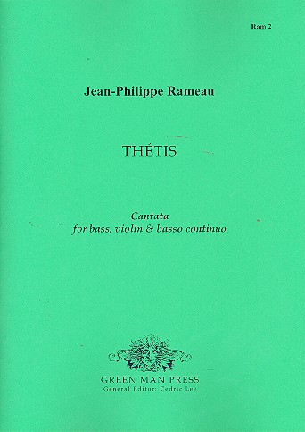 Thetis cantata for bass, violon and bc,  parts