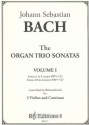 The Organ Trio Sonatas vol.1 (no.1+3) for 2 violins and continuo parts