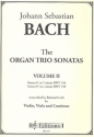 The Organ Trio Sonatas vol.2 (no.2+4) for violin, viola and continuo parts