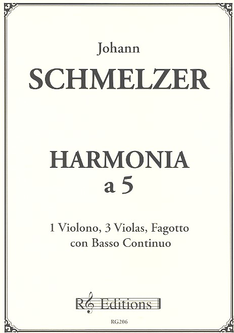 Harmonia a 5 a violon, 3 viole, fagotto con basso continuo parti
