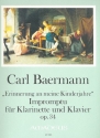 Impromptu op.34 fr Klarinette in B und Klavier Erinnerung an meine Kinderjahre