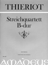 Streichquartett B-Dur Partitur und Stimmen