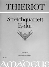Streichquartett E-Dur Partitur und Stimmen