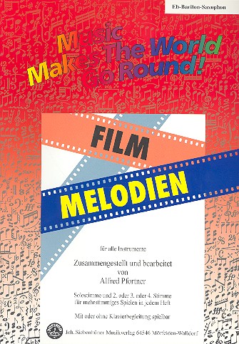 Film-Melodien: fr flexibles Ensemble Baritonsaxophon