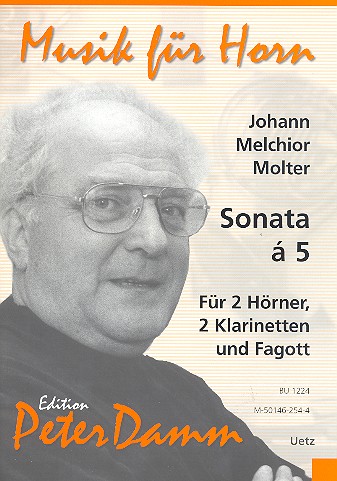 Sonate a 5 fr 2 Hrner, 2 Klarinetten und Fagott Partitur und Stimmen