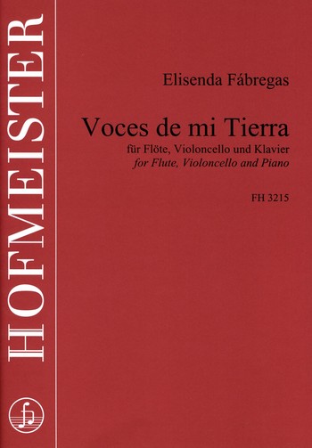 Voces de mi Tierra fr Flte, Violoncello und Klavier