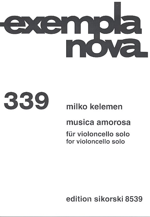 Musica amorosa fr violoncello