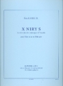 X Niry S un reve dans les montagnes d'Arcadie pour flute en ut ou flute alto