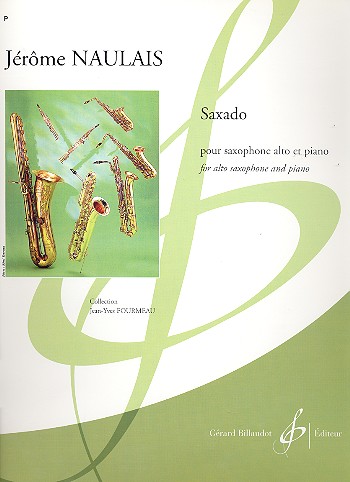 Saxado pour saxophone alto et piano Fourmeau, J.-Y., ed