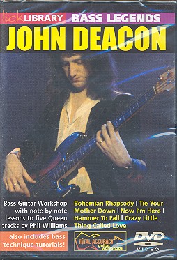 John Deacon DVD-Video Lick library Bass Legends