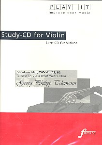 2 Sonatinen TWV41 Band 1 fr Violine und Cembalo Playalong-CD