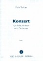 Konzert fr Baklarinette und Orchester Partitur