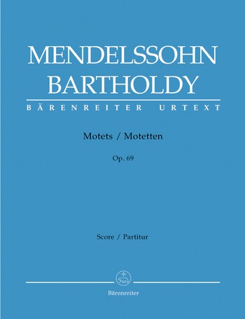 Motetten op.69 fr gem Chor a cappella (Orgel ad lib),  Partitur (dt/en)