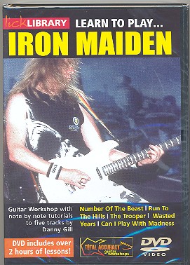 Learn to play Iron Maiden DVD-Video Lick Library