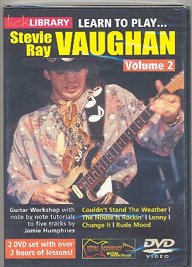 Learn to play Stevie Ray Vaughan vol.2 DVD-Video (2) Lick Library