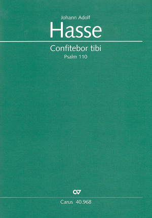 Confitebor tibi (Psalm 110) fr Soli, gem Chor und Orchester Partitur