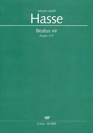 Beatus vir (Psalm 111) fr gem Chor und Orchester Partitur