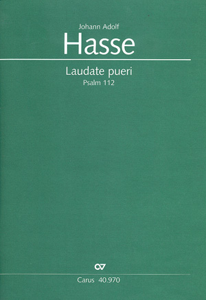Laudate pueri (Psalm 112) fr Soli, gem Chor und Orchester Partitur