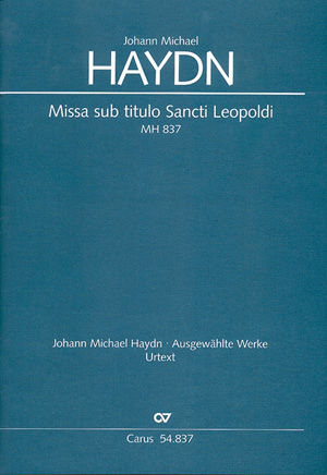 Missa sub Titulo Sancti Leopoldi MH837 fr Soli, Frauenchor, 2 Hrner, 2 Violinen, Orgel und Bsse,  Partitur