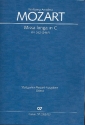 Missa longa C-Dur KV262 fr Soli, gem Chor und Orchester Klavierauszug