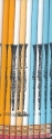 Pencil clarinet  sorted by color   set of 10