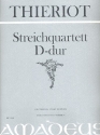 Streichquartett D-Dur Partitur und Stimmen