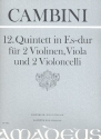 Quintett Es-Dur Nr.12 fr 2 Violinen, Viola und 2 Violoncelli Partitur und Stimmen