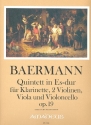 Quintett Es-dur op.19 fr Klarinette, 2 Violinen, Viola und Violoncello Partitur und Stimmen