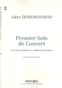 Premier solo de concert for (valve) trombone or euphonium and piano