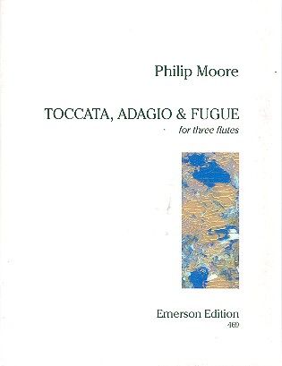 Toccata, Adagio and Fugue for 3 flutes, score+parts