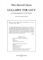 Lullabye for Lucy for mixed chorus a cappella score