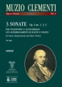 3 Sonaten op.2 Nr.1,3.5 fr Klavier (Cembalo) Coen, Andrea, Hrsg.
